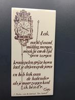 Tegeltje met tekst van Toon Hermans. Lak, Ophalen of Verzenden, Gebruikt