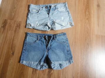 nieuwe jeans hotpants / shorts, mt S beschikbaar voor biedingen
