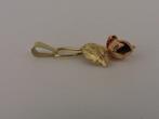 Gouden Teka hanger roosje met parel Theodore Klotz       G62, Gebruikt, ., Ophalen of Verzenden, .