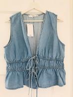 Mango MNG gilet denim L, Maat 38/40 (M), Blauw, Nieuw, Ophalen of Verzenden