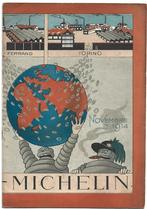 Bibendum Michelin 1914 tijdschrift band banden brochure, Boeken, Verzenden, Zo goed als nieuw, Overige merken