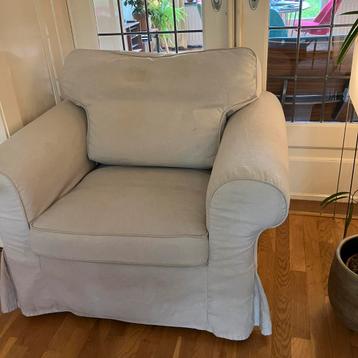 1persoons stoel fauteuil, Ektorp beige - afbeelding 2