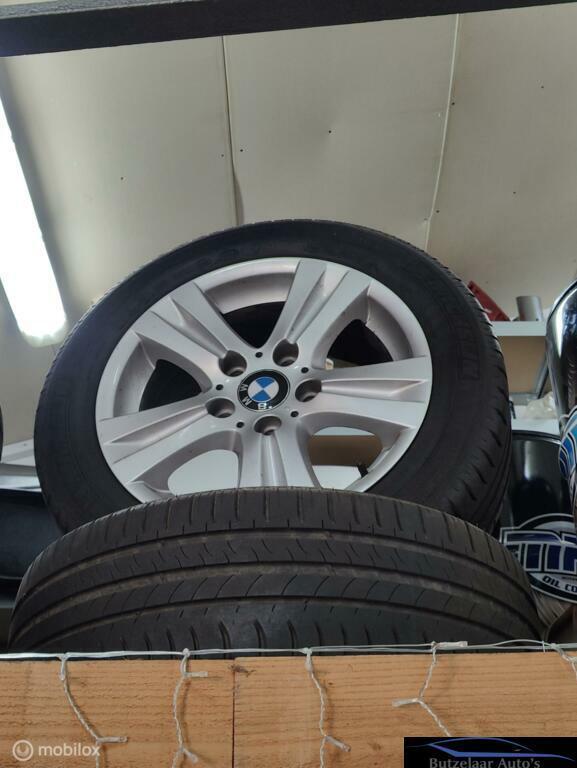 Set wielen origineel set lichtmetaal BMW 1-serie ('05-'12), Auto-onderdelen, Banden en Velgen, Banden en Velgen, Zomerbanden, 16 inch