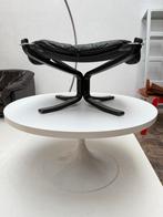 Zwarte Falcon Chair ottoman Vatne Mobler Norway NURIGARAGE, Antiek en Kunst, Ophalen