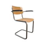 Gispen sledestoelen Ahrend buisframe eetkamerstoelen, Gebruikt
