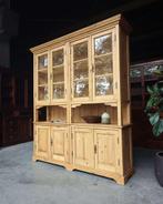 Antieke grenenhouten buffetkast | Winkelkast | Keuken #2351, Antiek en Kunst, Ophalen of Verzenden
