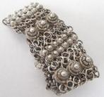 925 zilveren Hollandse stijl Zeeuwse knop Armband , Antiek, Sieraden, Tassen en Uiterlijk, Antieke sieraden, Ophalen, Zilver, Armband