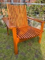 Twee unieke stoelen van tropisch hardhout, Ophalen, Zo goed als nieuw, Hout