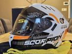Nieuwe motorhelm Scorpion Exo-520 Evo Air Titan White Orange, Overige merken, Dames, Ophalen of Verzenden, Nieuw zonder kaartje