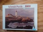 SCHMIDT legpuzzel vuurtoren 1000stk, Ophalen of Verzenden, 500 t/m 1500 stukjes, Zo goed als nieuw, Legpuzzel