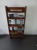 Tinnen miniaturen meubels in houten kastje – 90% tin, Antiek en Kunst, Ophalen of Verzenden