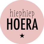 Cadeaustickers Hiep Hiep Hoera Ballerina Pink 50 stks, Diversen, Cadeaupapier, Nieuw, Ophalen of Verzenden