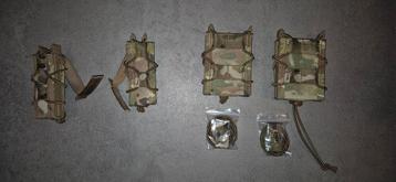 Warrior assault pouches, foregrips, battery- ctr stock, risr beschikbaar voor biedingen