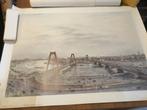 Oude poster rotterdam, Rechthoekig Staand, Ophalen of Verzenden, Zo goed als nieuw, A1 t/m A3
