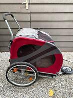 Fiets aanhanger DutchDog Doggy ride rood/grijs, Fietsen en Brommers, Fietsaccessoires | Aanhangers en Karren, Ophalen, Gebruikt