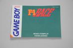 Nintendo Gameboy (Classic) : F1- Race (Handleiding)(FAH-1), 1 speler, Racen en Vliegen, Ophalen of Verzenden, Zo goed als nieuw