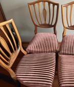 Antieke brocante eetkamer stoelen, Huis en Inrichting, Stoelen, Ophalen, Gebruikt