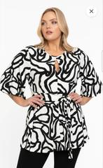 Yoek tuniek L 46-48, Ophalen of Verzenden, Zo goed als nieuw, Zwart, Blouse of Tuniek