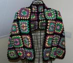 Nieuwe handgehaakte sjaal/omslagdoek van granny squares, Verzenden, Nieuw, Sjaal