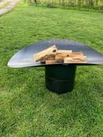 Höfats Ellipse Vuurschaal - Platina - 110x57x36 cm - Grijs, Info@hofats.com, Höfats, Nieuw, Ophalen of Verzenden