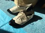 Retro zwart-beige gelakte veter schoenen, 37, Coolway, Gedragen, Overige typen, Ophalen of Verzenden, Coolway