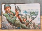 D-Day Normandie Metalen Wandbord Poster wo2 Soldaten Leger, Verzamelen, Militaria | Tweede Wereldoorlog, Ophalen of Verzenden