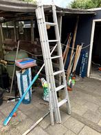 Aluminium 3x6 ladder, Doe-het-zelf en Verbouw, Ladders en Trappen, Ophalen, Gebruikt, Ladder, 4 meter of meer