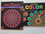 2 kleurboeken glitter mandala's, kaleido color, nieuw, Ophalen of Verzenden, Nieuw