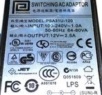 Phihong PSA31U-120 PSA-30U-120 12V 2.5A 30W Adapter Oplader, Ophalen of Verzenden, Nieuw