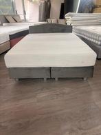 Perfecte Boxspring met Tempur matras 140x200 Z25, Tweepersoons, Zo goed als nieuw, 200 cm, 140 cm