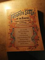 Favorite songs of the nineties (1890), Muziek en Instrumenten, Bladmuziek, Zang, Ophalen of Verzenden, Zo goed als nieuw, Artiest of Componist