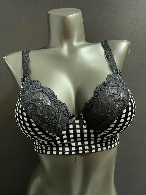 Prima Donna longline bh maat 70d en  75d madison 026-2126, Kleding | Dames, Ondergoed en Lingerie, BH, Zwart, Verzenden