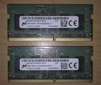 8GB (2x 4GB) Micron laptop geheugen, Computers en Software, RAM geheugen, DDR4, 8 GB, Ophalen of Verzenden, Zo goed als nieuw