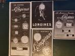 Longines horloge reclames 1914, 1917, Verzamelen, Gebruikt, Ophalen of Verzenden