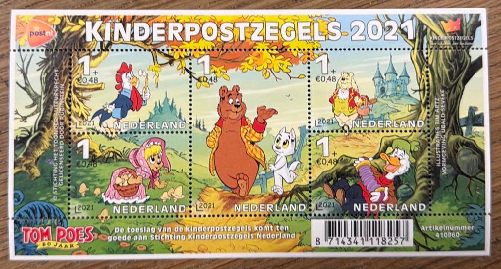 Postzegels pf. Kinderpostzegels 2021, Postzegels en Munten, Ophalen of Verzenden, Na 1940, Postfris
