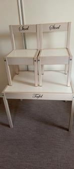 Tafeltje met 2 stoeltjes, Ophalen, Gebruikt, Tafel(s) en Stoel(en)
