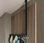 Kapstok square L 10 haken zwart vast strak plafond muur, Zo goed als nieuw, Minder dan 100 cm, Metaal, Ophalen