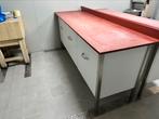 Horeca werk-snijtafel slagerij 1 of 2 stuks, Doe-het-zelf en Verbouw, Ophalen, Zo goed als nieuw