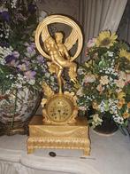 Prachtige vergulde pendule - Godin der Liefde, Ophalen of Verzenden
