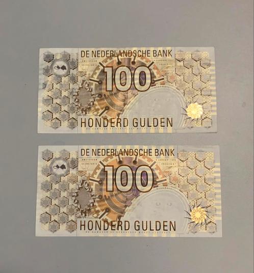 100 honderd gulden steenuil 1992, Postzegels en Munten, Bankbiljetten | Nederland, 100 gulden, Ophalen of Verzenden