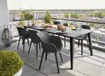 Keter Akola tuinstoelen 2/4/6/8 zwart industrieel buiten, Ophalen, Zo goed als nieuw, Kunststof, Stoel
