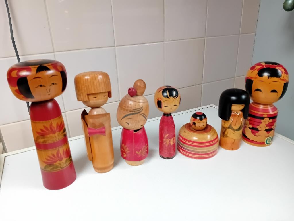 Kokeshi poppen, Antiek en Kunst, Ophalen of Verzenden