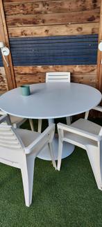 Eettafel rond 120 cm doorsnee, Ophalen, Gebruikt