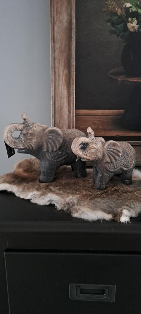 Setje aardewerk olifanten., Ophalen of Verzenden, Nieuw