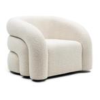 Riviera maison fauteuil draaibaar japandi boucle, Ophalen, Zo goed als nieuw, Rond, 50 tot 75 cm