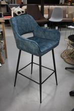 Mooie luxe barstoelen barkrukken metaal velvet armleuning, Huis en Inrichting, Ophalen, 5 krukken of meer, Met voetsteun, 60 tot 90 cm