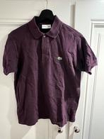 Lacoste polo classic fit maat S US5/FR3 aubergine, Ophalen of Verzenden, Zo goed als nieuw, Paars