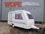 Esterel Top Profil met Mover en Luifel, Caravans en Kamperen, Caravans, 2 aparte bedden, Bedrijf, Stabilisator, Standaardzit