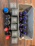 Stempel inkt zwart blauw zwart rood en paars, Hobby en Vrije tijd, Ophalen of Verzenden, Zo goed als nieuw, Inkt, Foam of Stempelhouder