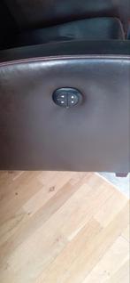 Donkerbruine Relaxstoel - Nette Staat, Huis en Inrichting, Ophalen, Gebruikt, Leer, 75 tot 100 cm